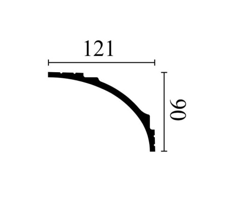 Listwa przysufitowa (gzymsowa) IL18 NOËL & MARQUET (NMC) WALLSTYL® 2m