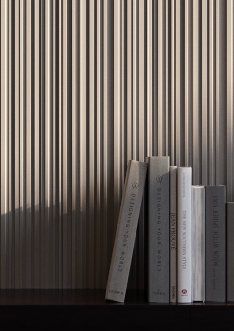 Panel ścienny 3D ALLEGRETTO ARSTYL® – falująca elegancja i subtelny rytm przestrzeni