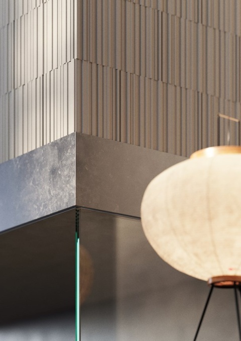 Panel ścienny 3D ALLEGRETTO ARSTYL® – falująca elegancja i subtelny rytm przestrzeni