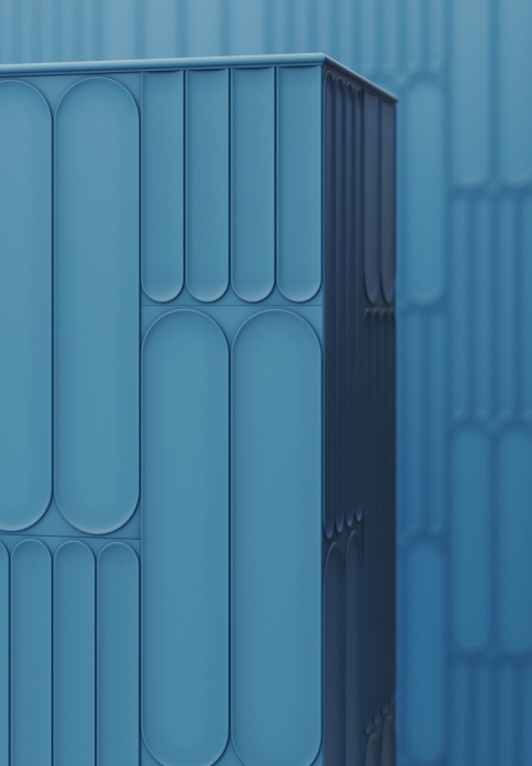 Panel ścienny 3D ARC L ARSTYL® – płynna forma i architektoniczna lekkość