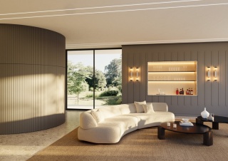 Panel ścienny 3D CANELÉ L FLEX ARSTYL® – wyrazista forma na zakrzywionych ścianach