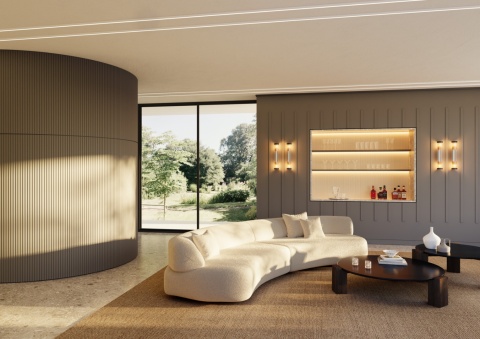 Panel ścienny 3D CANELÉ S ARSTYL® – subtelny rytm i klasyczna elegancja