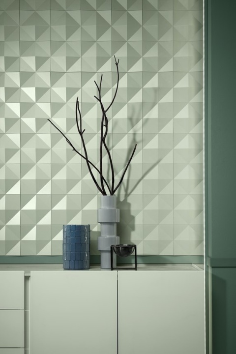 Panel ścienny 3D PYRAMID ARSTYL® – architektoniczna precyzja i geometryczna siła