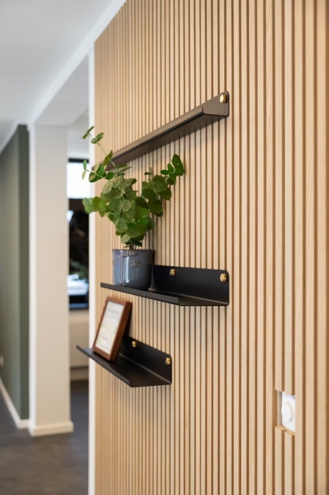 Panel akustyczny Akupanel | 240 Dąb Klasyczny (Beżowy Filc)