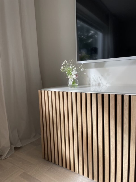 Panel akustyczny Akupanel | 60 Dąb Klasyczny (Czarny Filc)