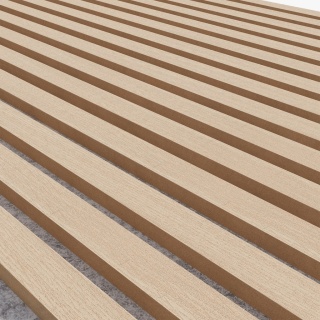 Panel akustyczny Akupanel | 240 Dąb Klasyczny (Szary Filc)