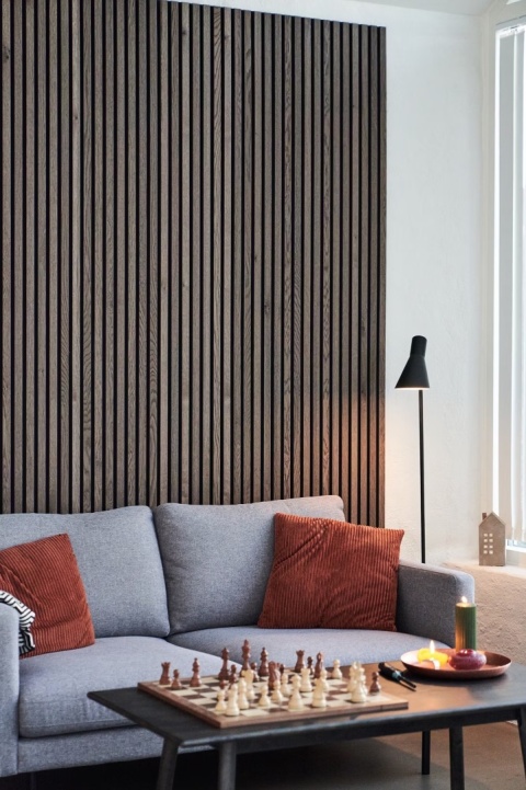 Panel akustyczny Akupanel | 300 Dąb Rustykalny Szary