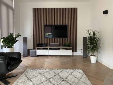 Panel akustyczny Akupanel | 240 Dąb Rustykalny Szary