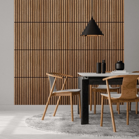 Panel akustyczny Akupanel | 60 Dąb Rustykalny Brązowy