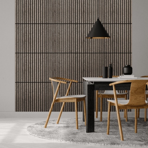 Panel akustyczny Akupanel | 60 Dąb Rustykalny Szary