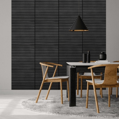 Panel akustyczny Akupanel | 60 Czarny Popiół