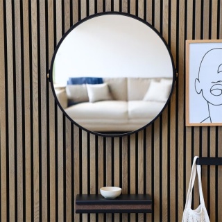 Lustro WoodUpp® CREATE – połączenie natury i designu - dąb czarny