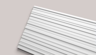 Panel ścienny 3D ALLEGRETTO ARSTYL® – falująca elegancja i subtelny rytm przestrzeni