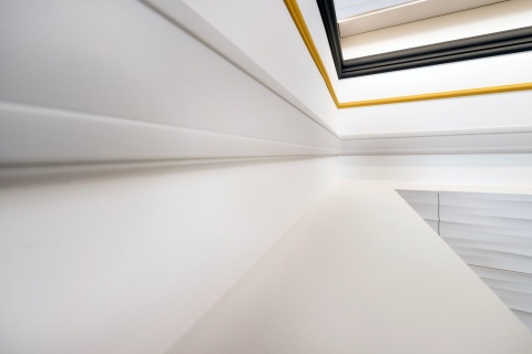 Panel ścienny 3D WAVE ARSTYL® – nowoczesna fala i harmonia światła