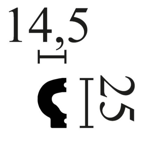 Listwa ścienna WL13 NOËL & MARQUET (NMC) WALLSTYL® – 2 m