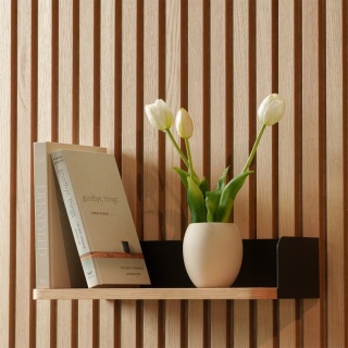 WoodUpp® CREATE | Półka na książki – Dąb klasyczny (39,9 x 20 cm)