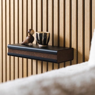 WoodUpp® CREATE | Tacka na drobiazgi - przyciemniony korek